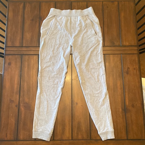 LULULEMON GREY JOGGERS, SMALL, WORN - Picture 1 of 4